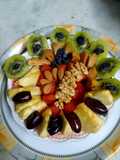 Dry/green fruit salad