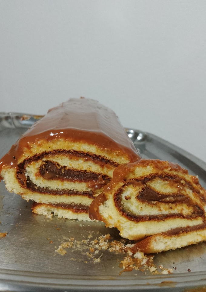 Una foto de Pionono dulce
