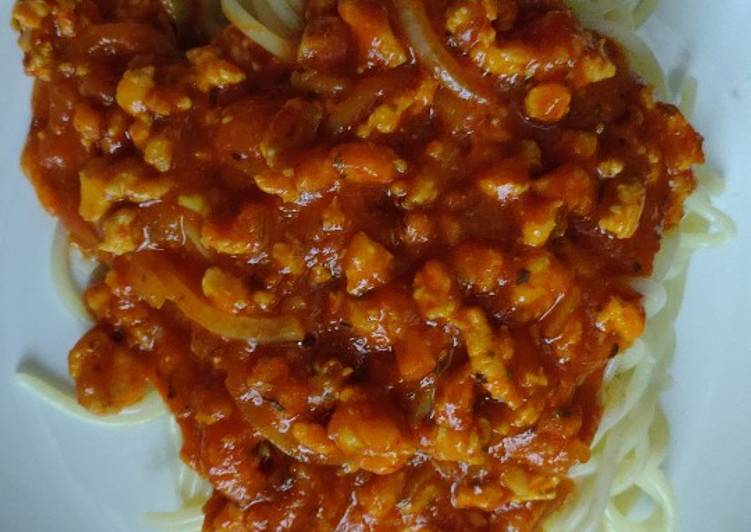 Cara Gampang meracik Spagethi saus pedas yang mudah