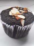 Cupcakes veganos de algarrobo y naranja