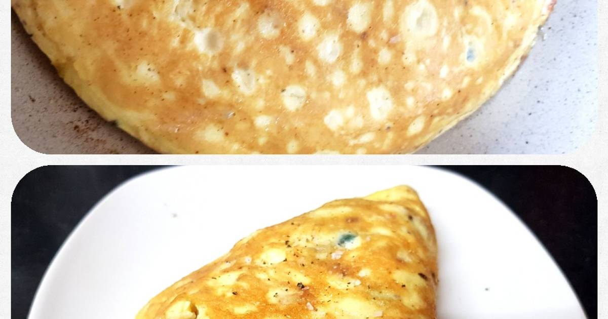 My Folded Pancetta Omelet 😉 Recipe by Maureen 😀 Cookpad