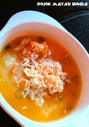 Foto resep Sop Ayam Keju Lope-lope (MPASI 9 Bulan)
