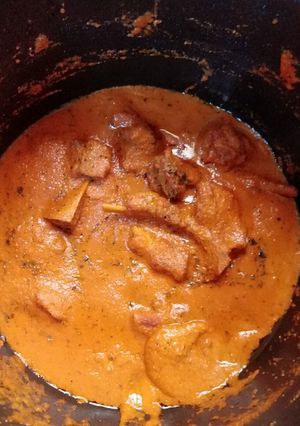 A picture of Butter mutton handi.