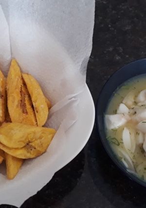 Una foto de Ceviche de pescado