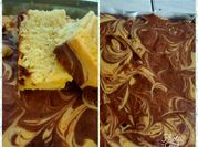 Gambar marmer cake susu cair