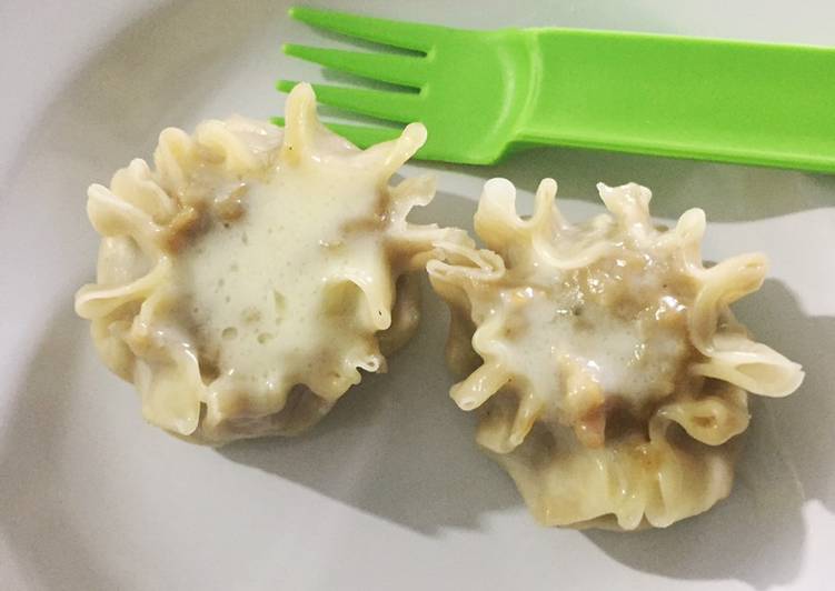 Resep: Cheesy beef dimsum #mpasi12mo+ yang Renyah!