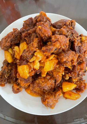 鳳梨糖醋雞 的食譜成品照片