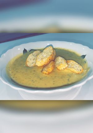 صورة لوصفة شوربة البروكلي 🥦💚