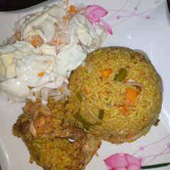 A picture of Jallof rice.