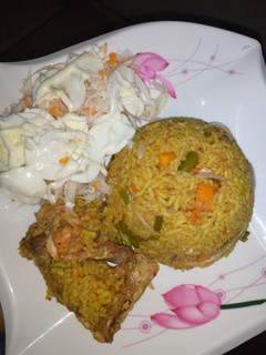 A picture of Jallof rice.