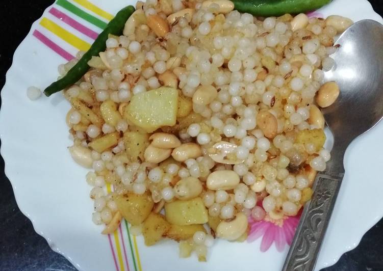 Easiest Way to Prepare Super Quick Homemade Sabudana Peanut Pulao