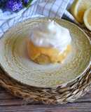 Mug cake lemon curd
