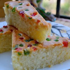 A picture of Eggless Cake.
