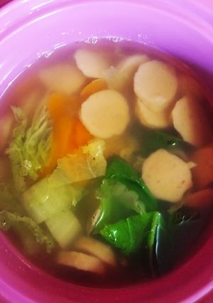 Foto resep Sop Bakso Anak Praktis