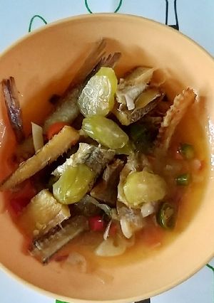 Foto resep Ikan asin bloso asem asem