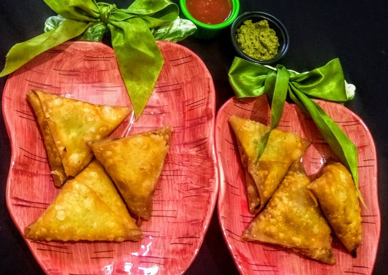 Mack and cheese samosa