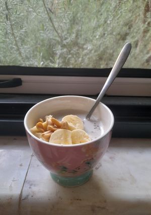 Φωτογραφία της συνταγής Oats with peanut milk 🥛🥜🍌(vegan)
