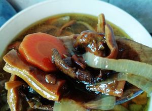 Una foto de Hongos al escabeche