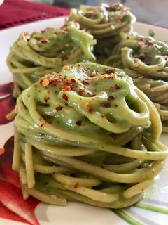 Φωτογραφία της συνταγής Μακαρόνια ολικής με σάλτσα αβοκάντο