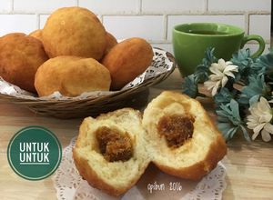 Foto resep Untuk Untuk Inti (Roti Goreng isi Unti)