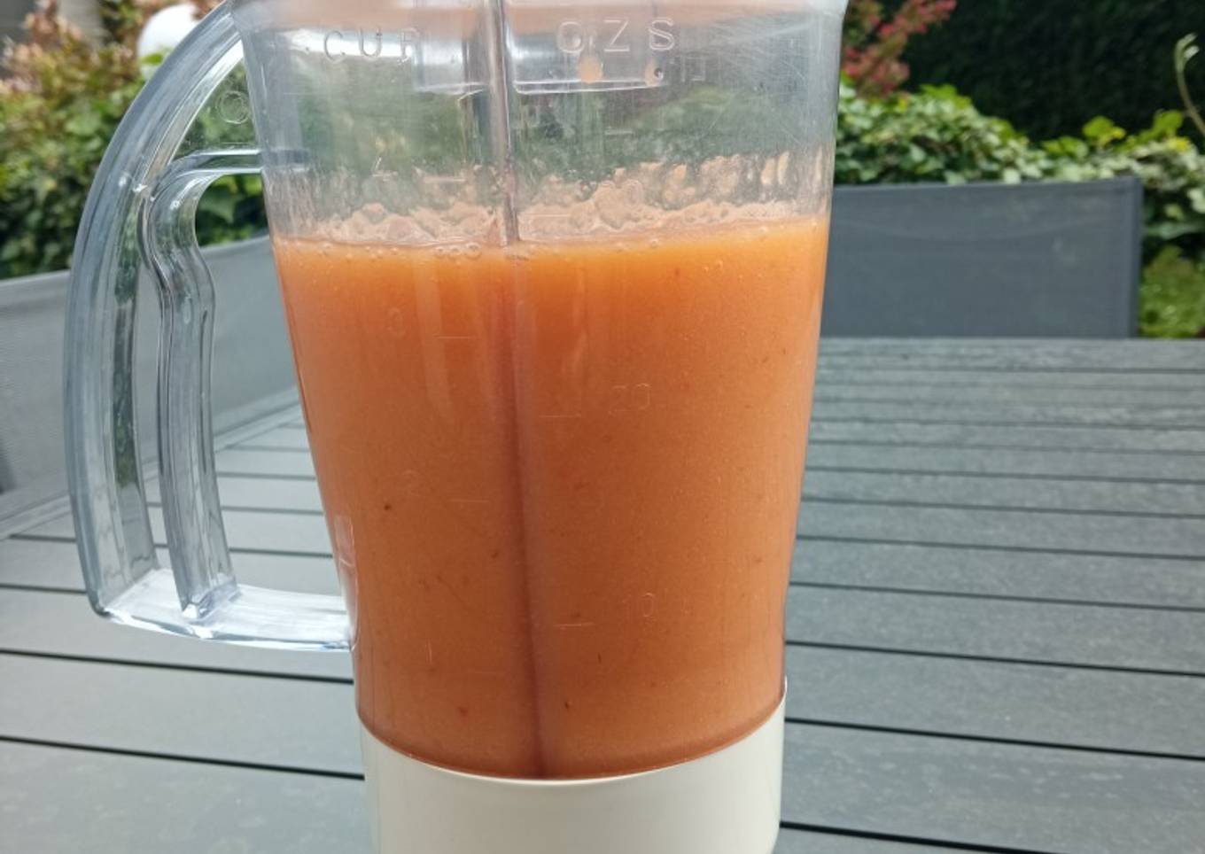 Smoothie mangue concombre
