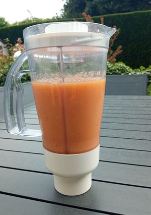 Une photo de Smoothie mangue concombre