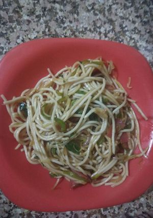 A picture of Veg noodles.