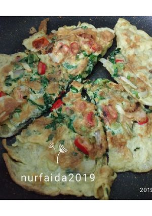 Foto resep Telur Dadar Sayur Rendah kalori DEBM