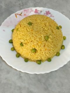 صورة لوصفة أرز بالبازلاء