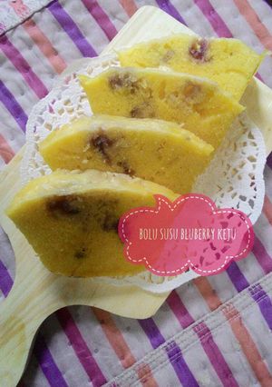 Foto resep Bolu Susu Bluberry Keju