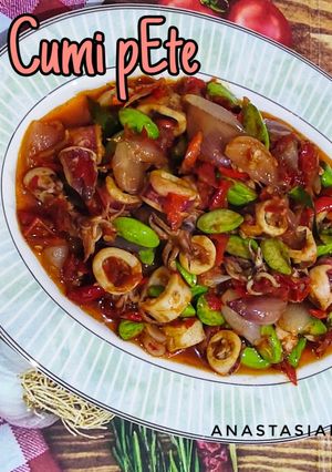 Foto resep Sambal Cumi Pete Mercon
