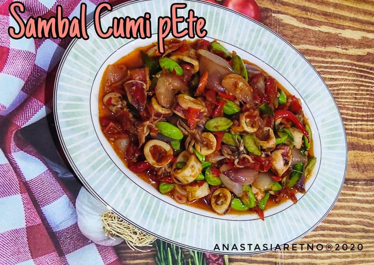 Sambal Cumi Pete Mercon