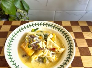 Gambar Masak Lemak Labu, Sawi dan Pucuk Suhun