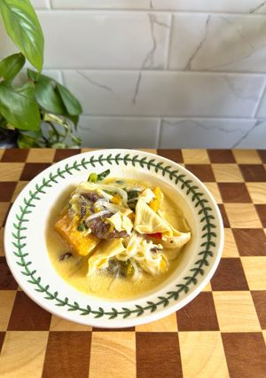 Gambar Masak Lemak Labu, Sawi dan Pucuk Suhun