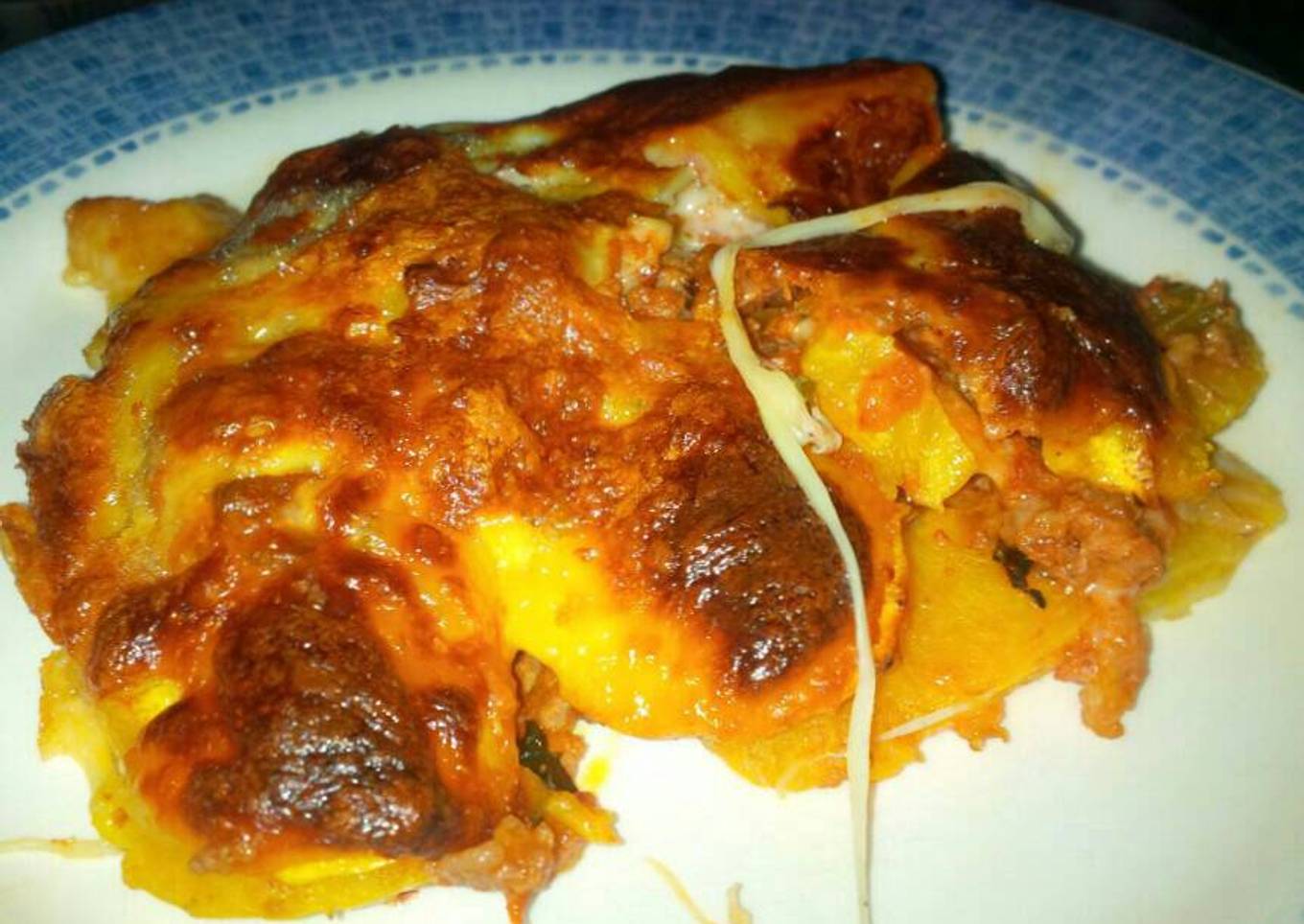 Pasticho de plátano