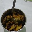 Potato brinjal vegetable