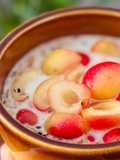 💚 Ngũ Cốc Giòn Sữa Dê Topping Cherry Trắng