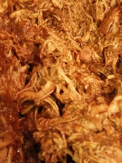 A picture of Slow Cooker Chicken Mole.