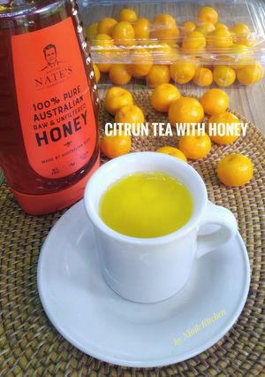 Foto resep Teh Jeruk Kimkit/ Citron Tea with Honey🍊🍹🍵