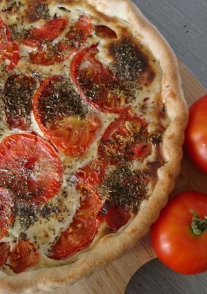 Une photo de Quiche au fromage frais