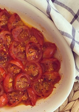 Una foto de Tomates cherry 🍅 asados