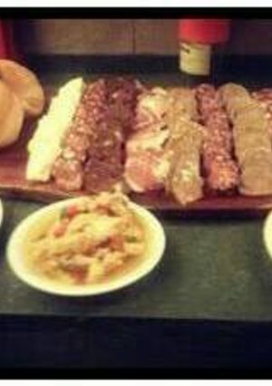 Una foto de Picada para recibir a los invitados antes de comer!!