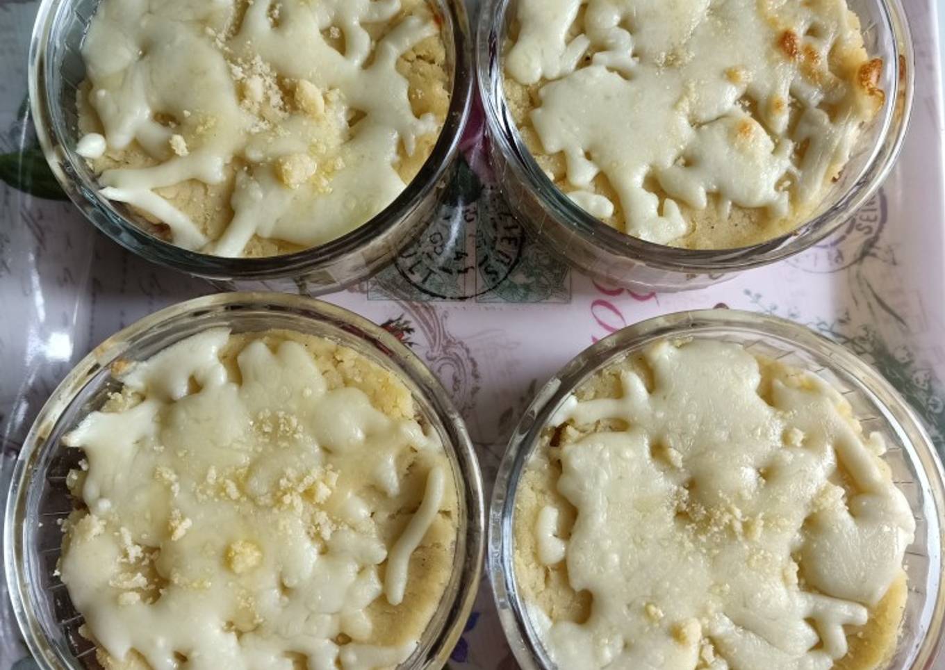 Pastel Tutup topping Keju