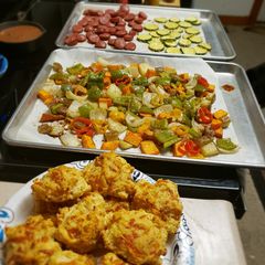 A picture of Pan-baked Veggies.