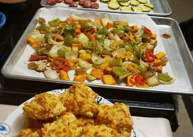 Recipe of Quick Pan-baked Veggies