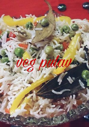 A picture of Vegetable pulav.