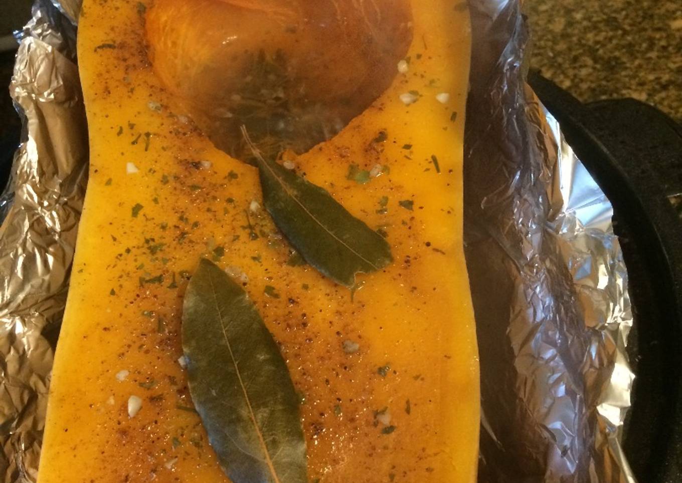 Calabaza al rescoldo