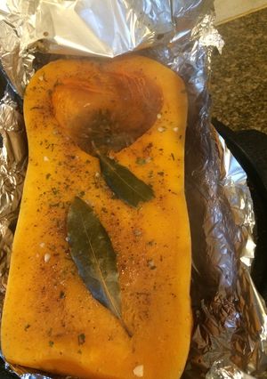 Una foto de Calabaza al rescoldo