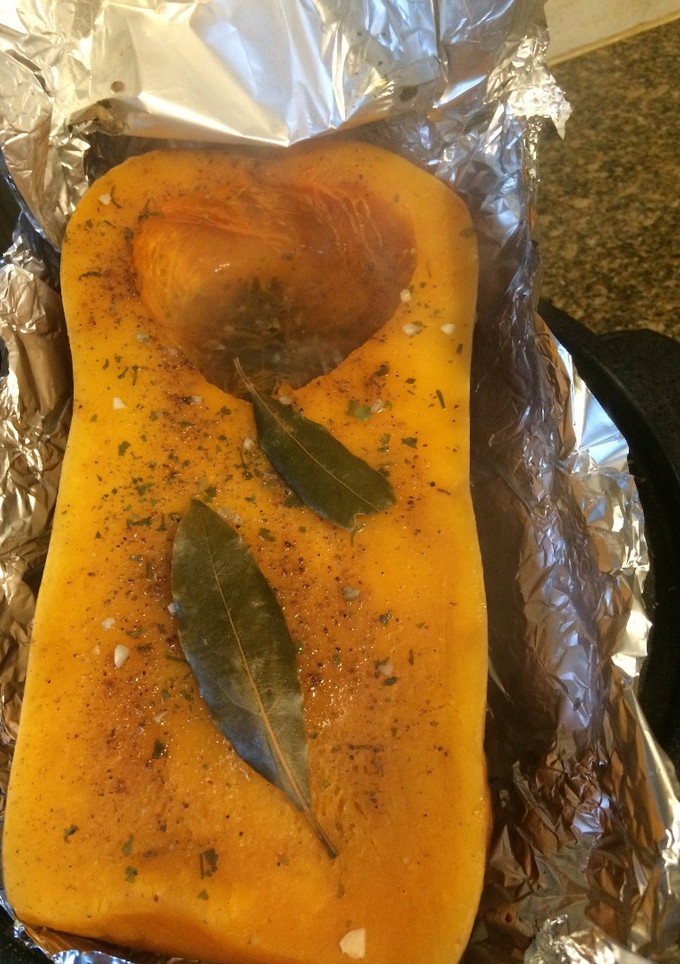 Una foto de Calabaza al rescoldo