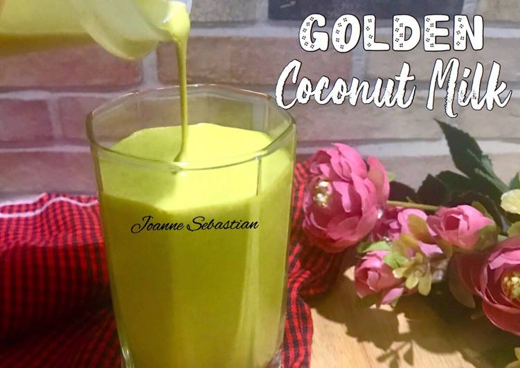 Resep masakan Golden Coconut Milk | Cara Membuat Golden Coconut Milk Yang Paling Enak